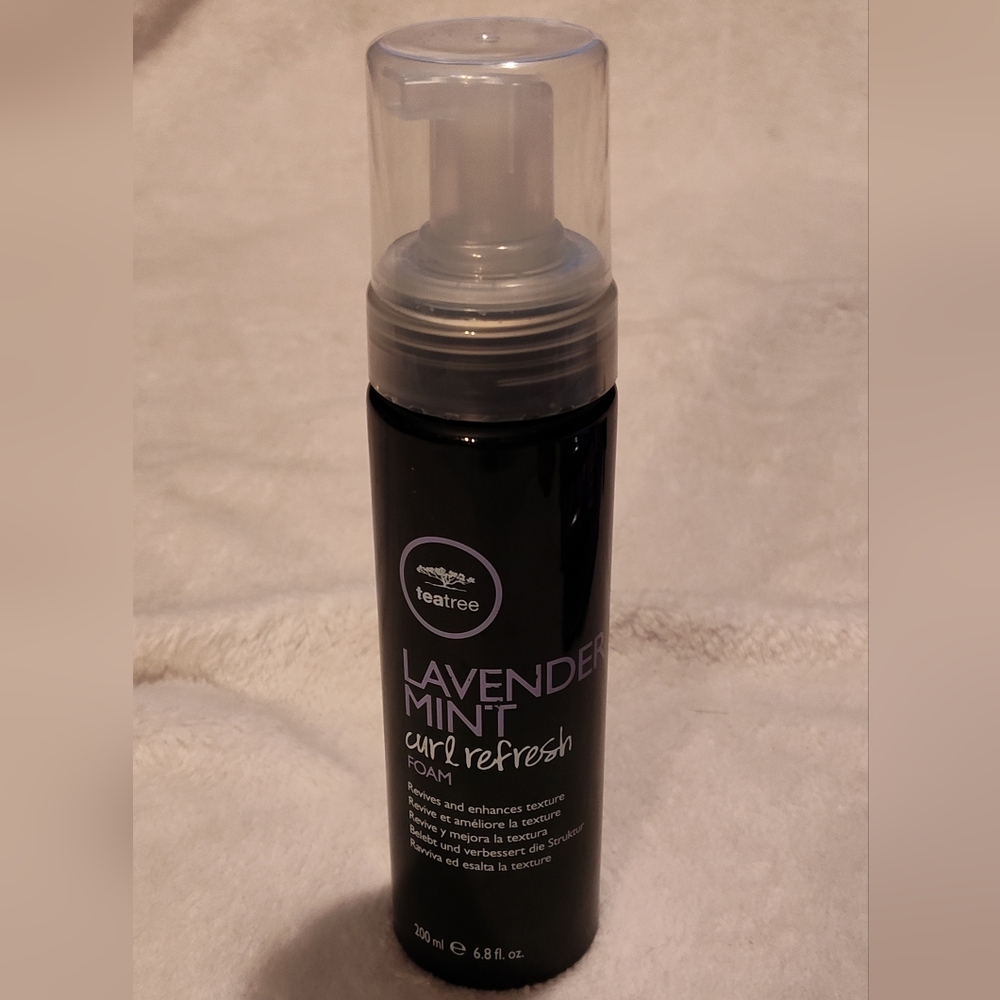 NEW! Teatree LAVENDER MINT Curl Refresh Foam 6.8oz